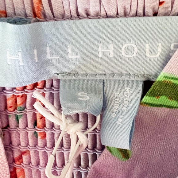 HILL HOUSE The Isabella Top in Lilac Sea Creatures | SMALL NWT - Picture 5 of 10